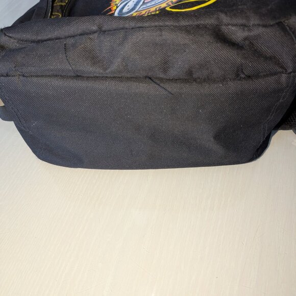 Ed Hardy by Christian Audigier Y2K Backpack Black & Yellow Bulldog Graphic - Picture 9 of 11